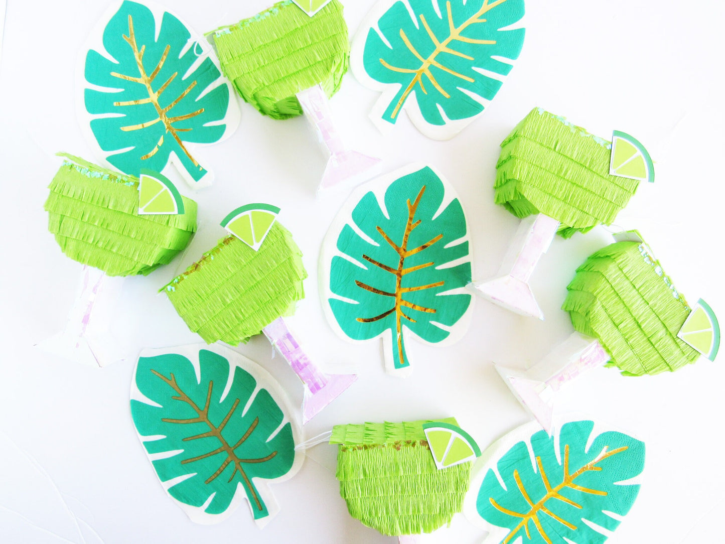 Margarita Mini Pinata, Set of 4 Party Favors