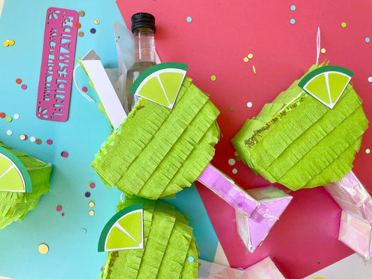 Margarita Mini Pinata, Set of 4 Party Favors