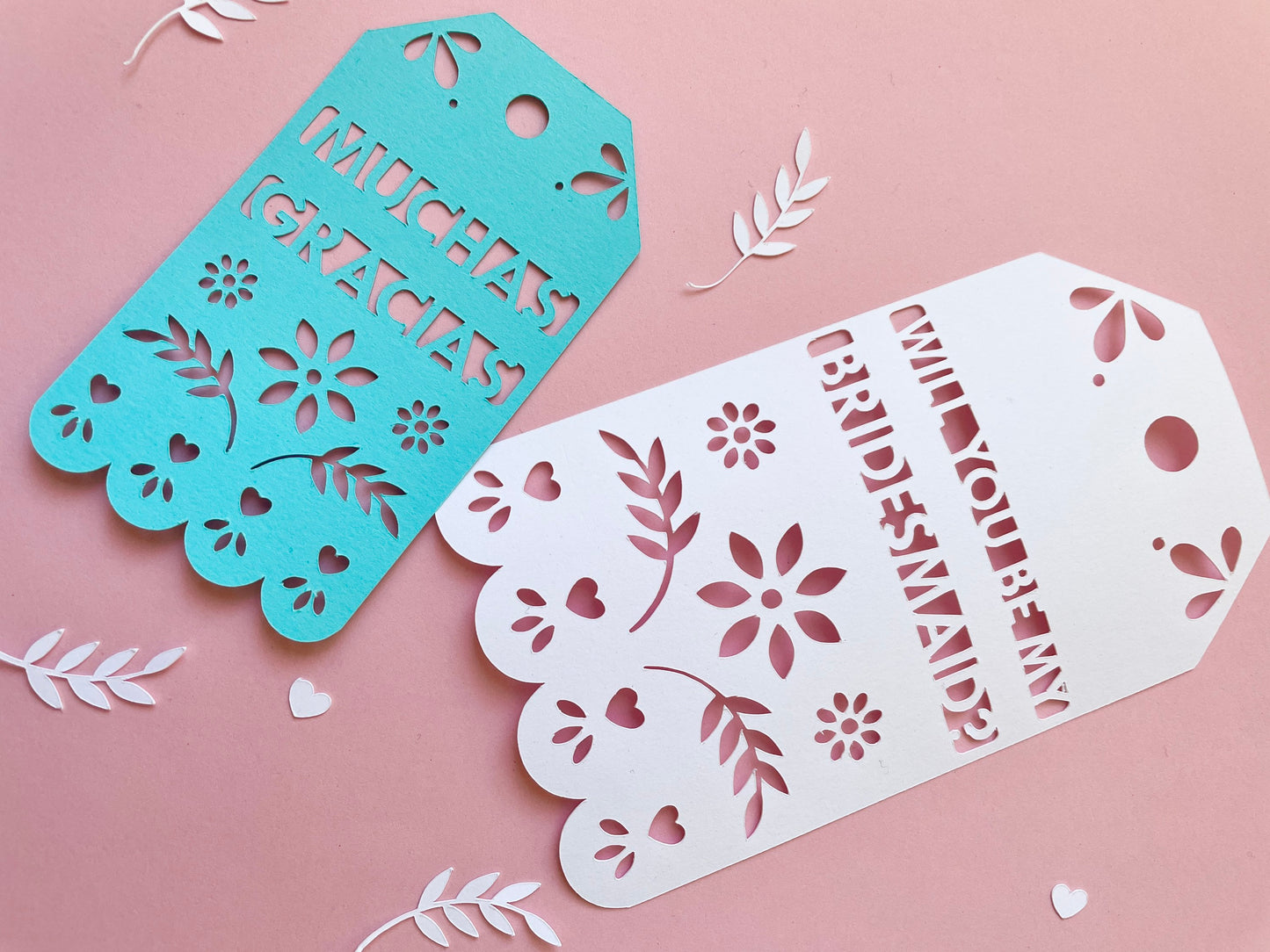 Papel Picado Printable Gracias Tags, Thank you Tag in Spanish, Instant Digital Download, SVG PDF JPG Cut files